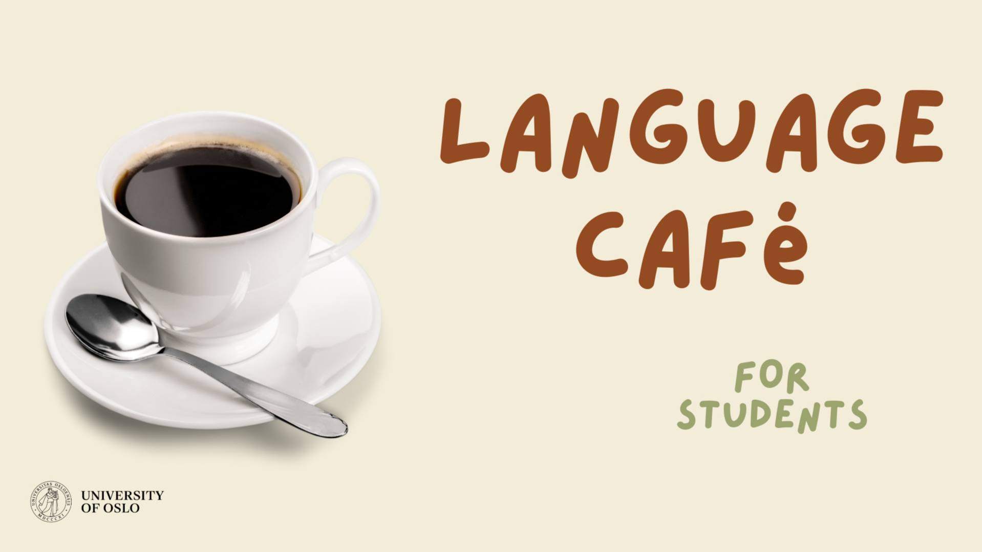 Language cafe for students