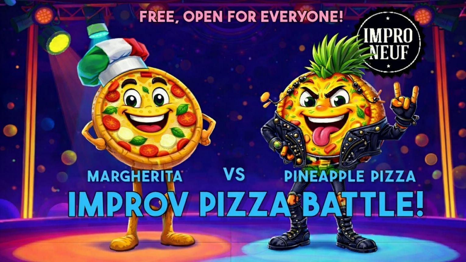 Friday improv jam with impro neuf