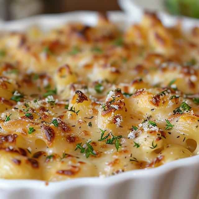 Thumbnail image for Caramelized Onion Baked Mac and Cheese