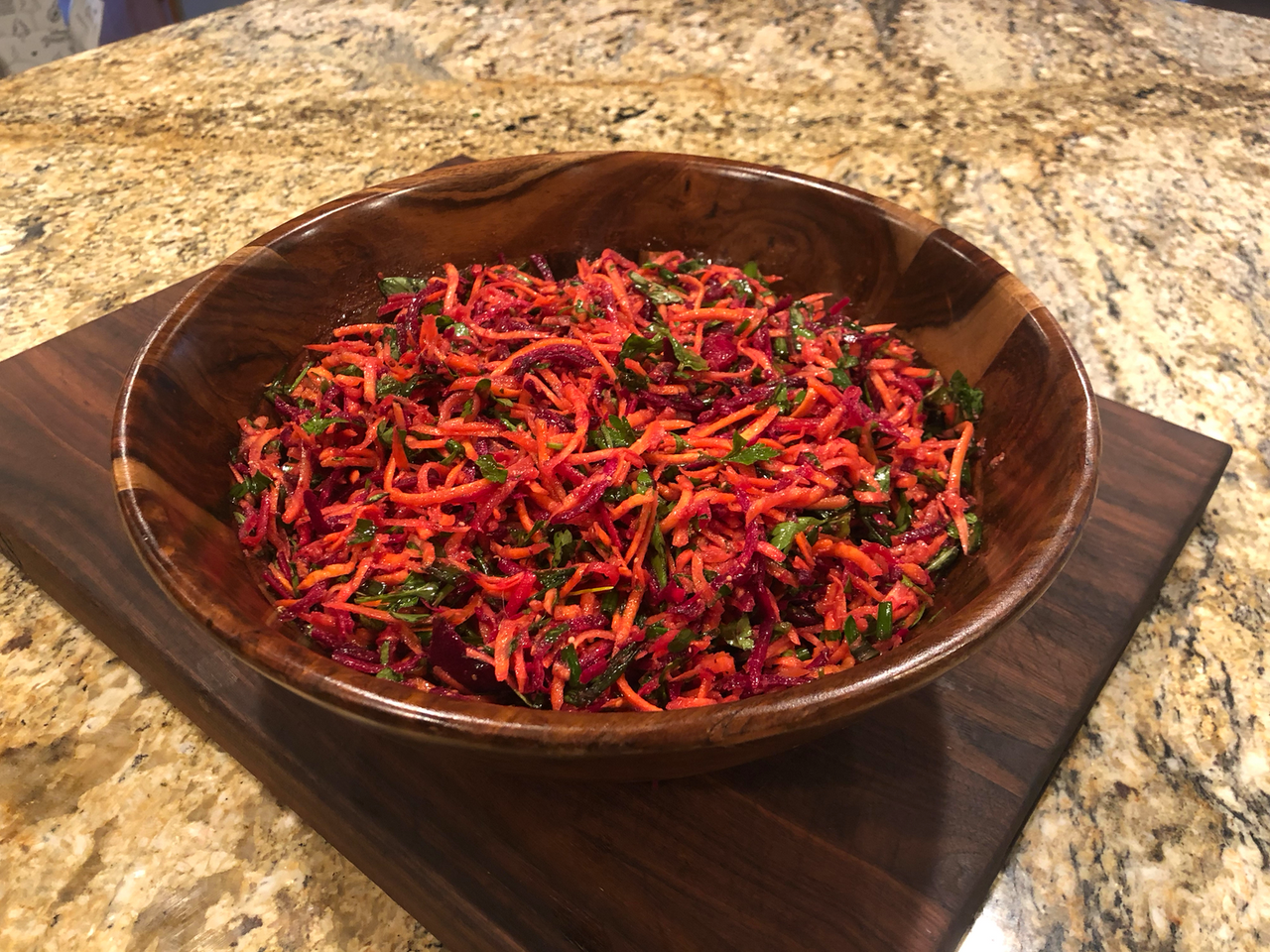 Thumbnail for Carrot Beet Salad with Herbs and Vinaigrette