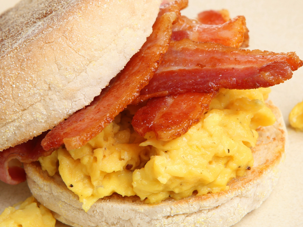 Thumbnail for Bacon English Muffin Breakfast Sandwich