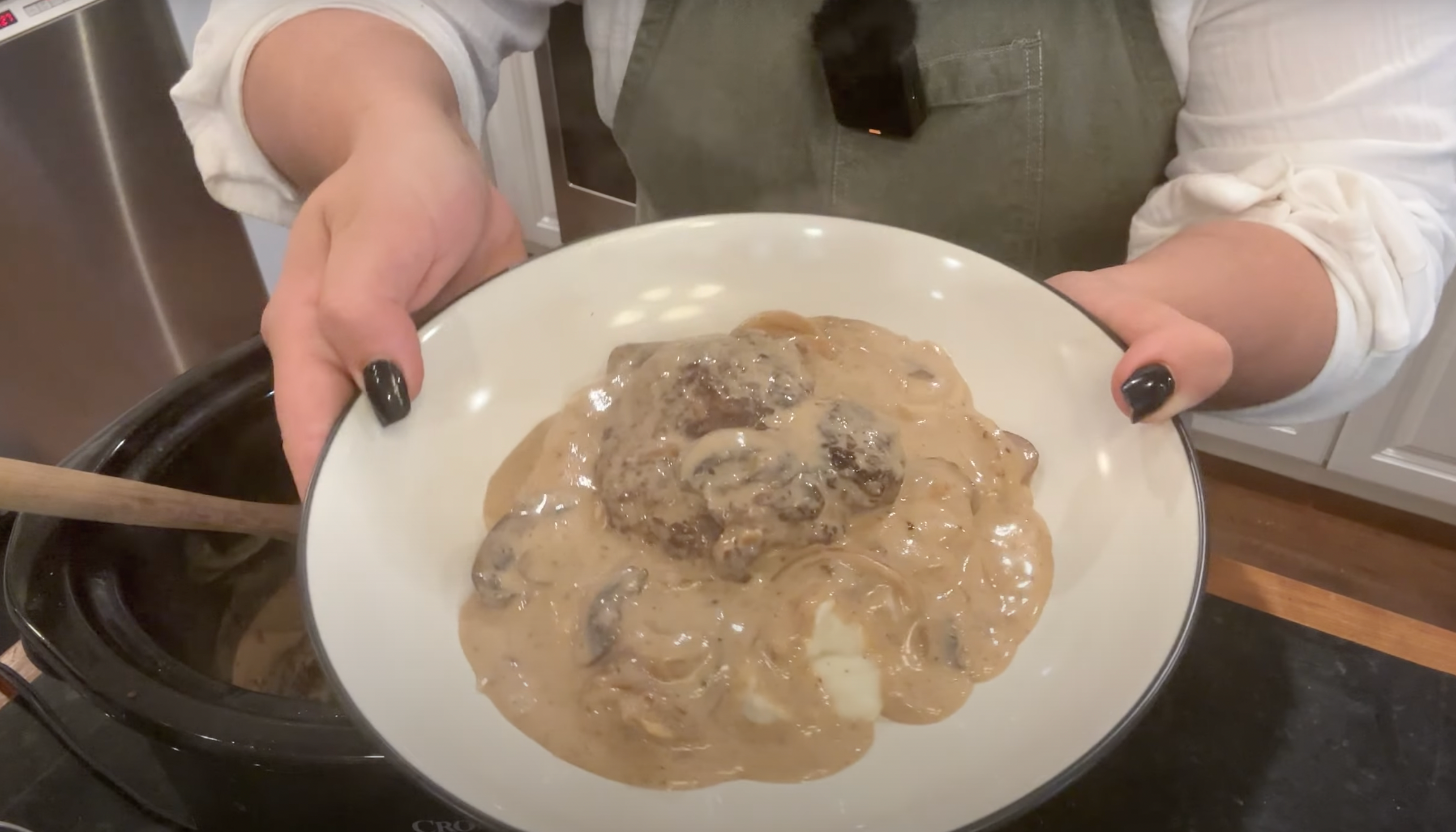 Slow Cooked Salisbury Steak and Crock-Pot® Giveaway 