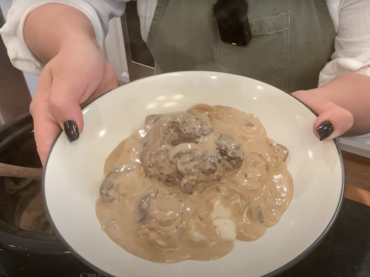 Thumbnail for Salisbury Steak in the Slow Cooker 