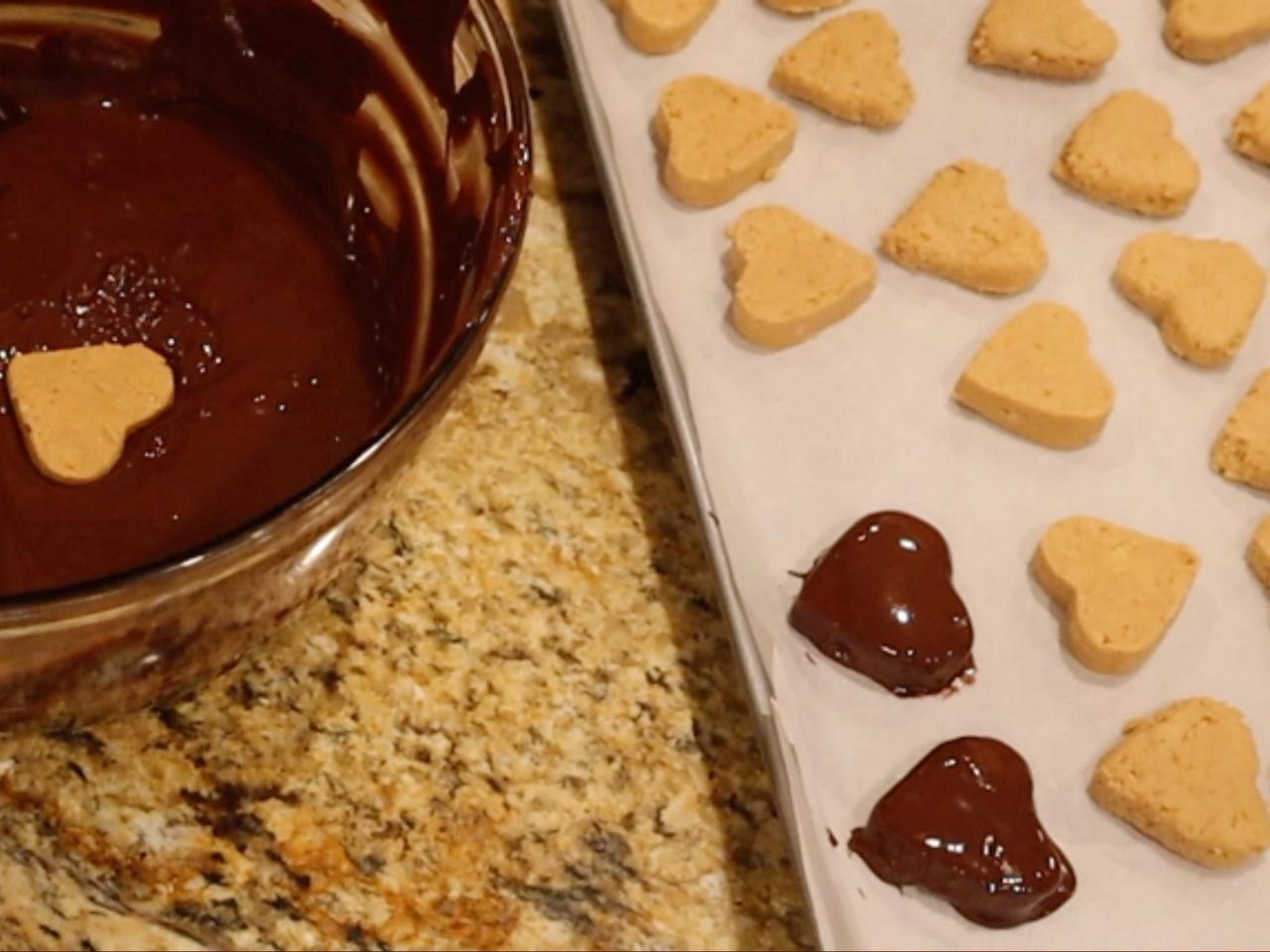 Thumbnail for Peanut Butter Chocolate Hearts