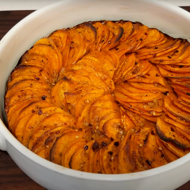 Thumbnail image for Hot Honey Roasted Sweet Potatoes