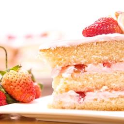 Thumbnail image for White Cake with Strawberry Frosting