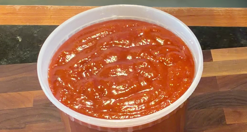 Cover Image for Harissa Peach BBQ Sauce