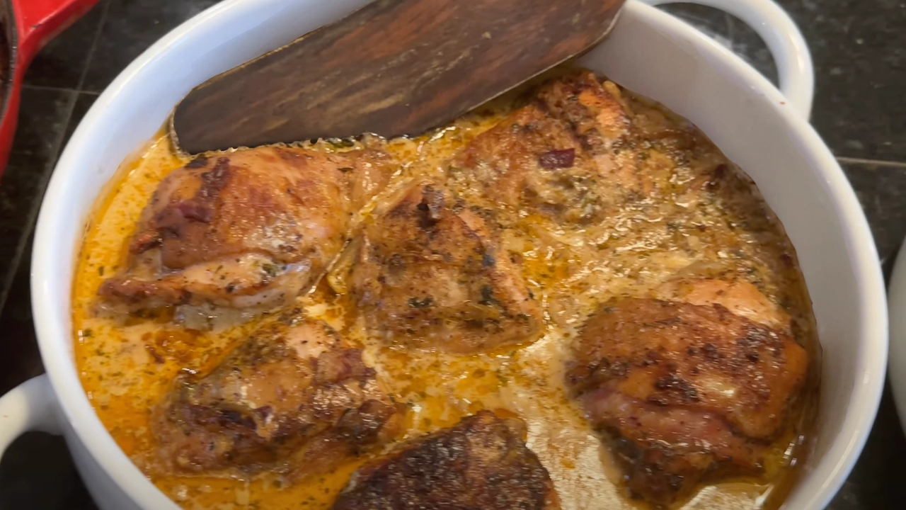 Cover Image for Maple Bacon Braised Chicken