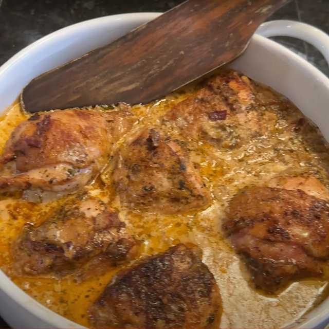 Thumbnail image for Maple Bacon Braised Chicken