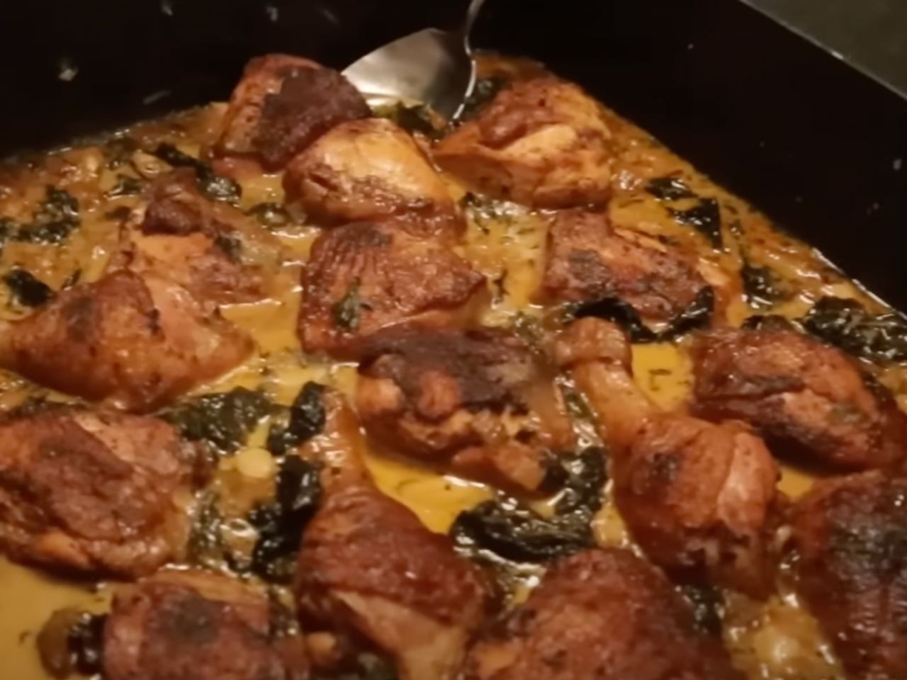 Thumbnail for Braised Maple Kale Chicken