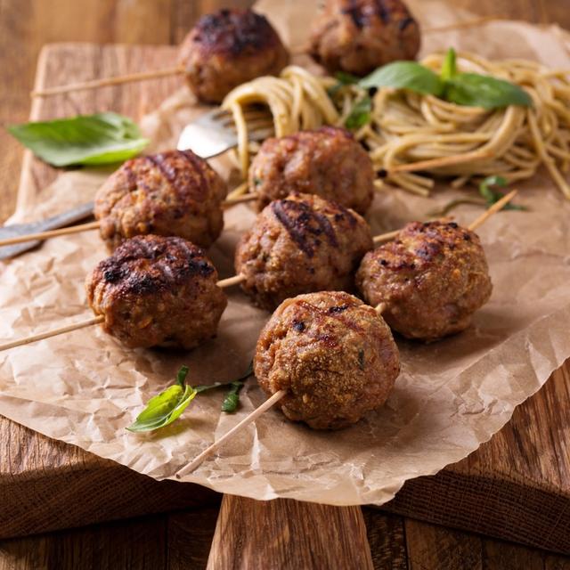 Thumbnail image for Basil Pesto Meatballs