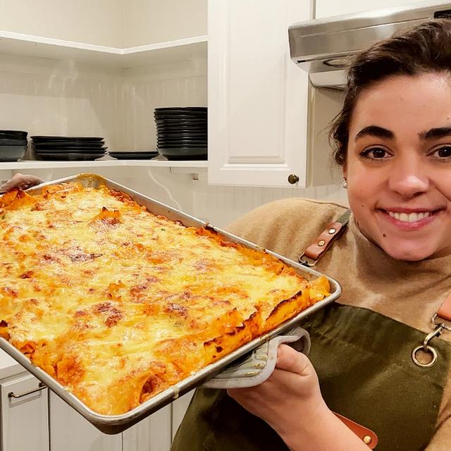 Thumbnail image for Crispy Sheet Pan Lasagna