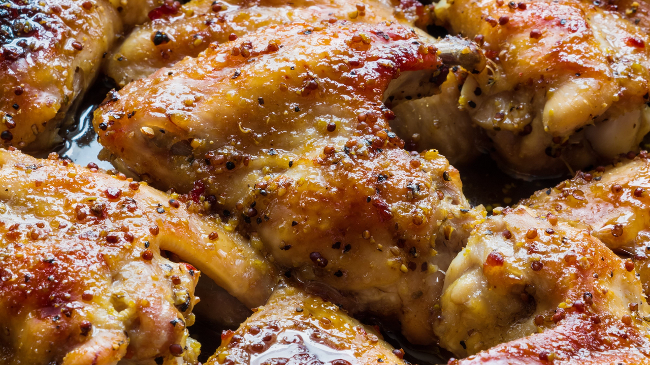 Cover Image for Honey Mustard Chicken Thighs