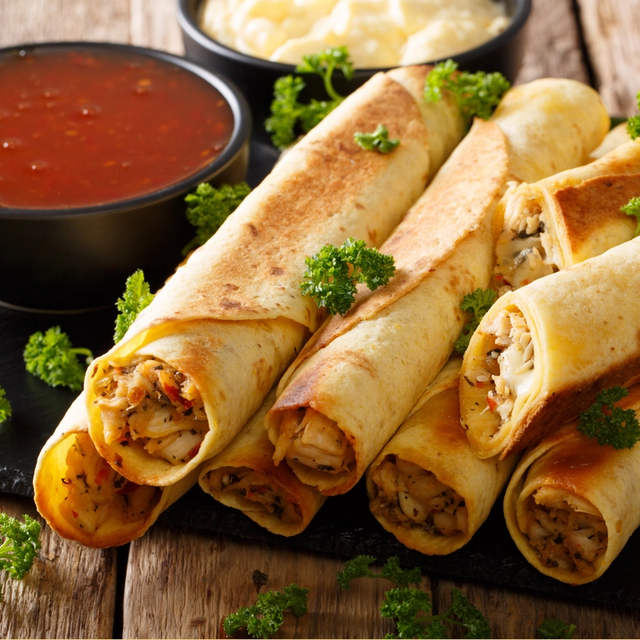 Thumbnail image for Chipotle Baked Chicken Taquitos