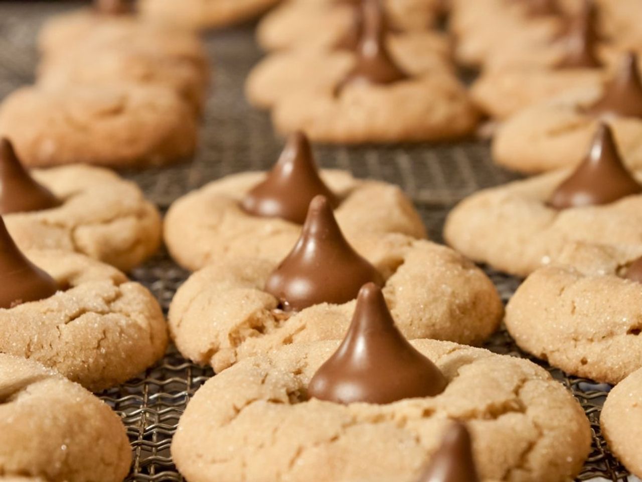 Thumbnail for Peanut Butter Hershey Kiss Cookies