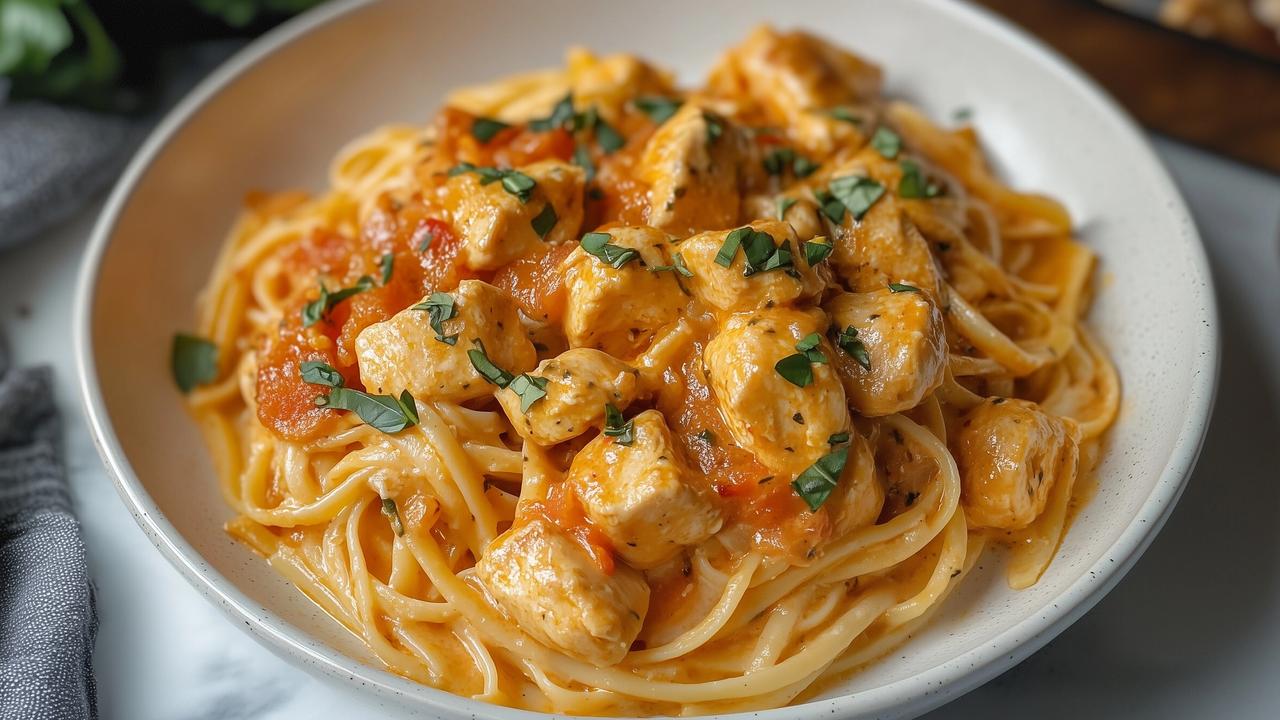 Cover Image for Creamy Marinara Basil Chicken