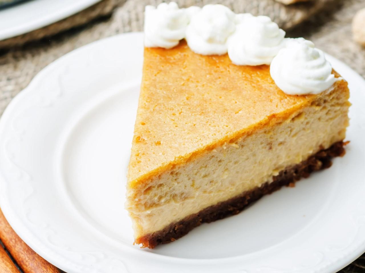 Thumbnail for Pumpkin Cheese Cake with Ginger Snap Crust