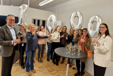 eHealth Arena firar 1 000 besökare tillsammans med besöksgruppen från Neurorehabilitering på Länssjukhuset i Kalmar