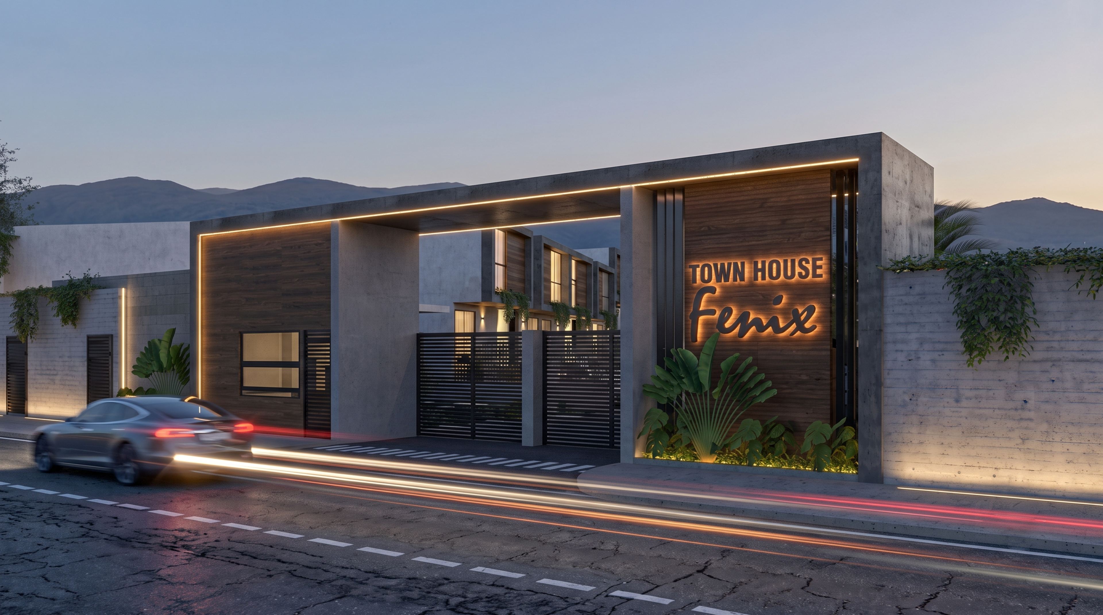 Acceso al conjunto Town House FÉNIX