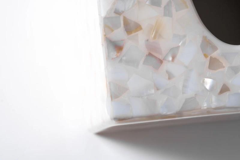 Pearl Tissue Box Cover