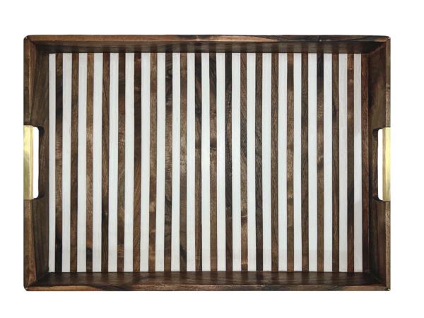 Lyn Serving Tray – Matt White