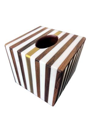 Aterio Home | Image for 'Lyn Tissue Box Cover & Coaster Set' product