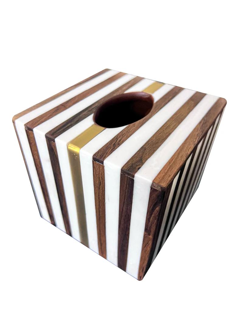 Lyn Tissue Box Cover & Coaster Set