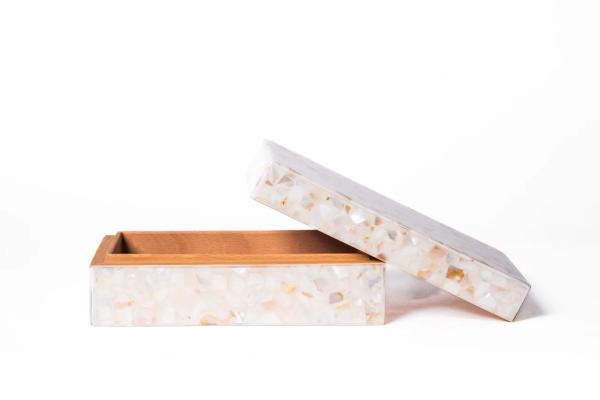 Pearl Decorative Box & Vanity Tray