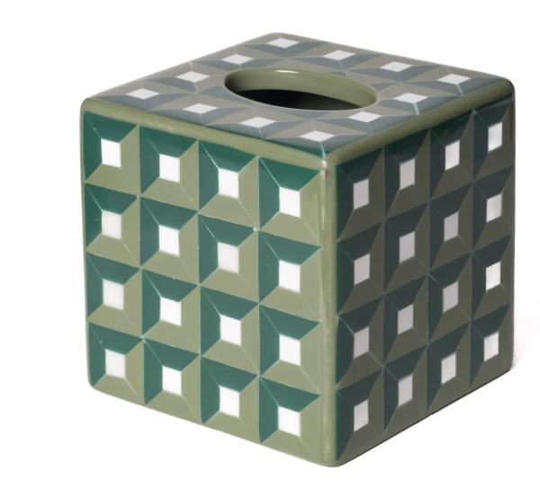 Deco Tissue Box Cover – Resin