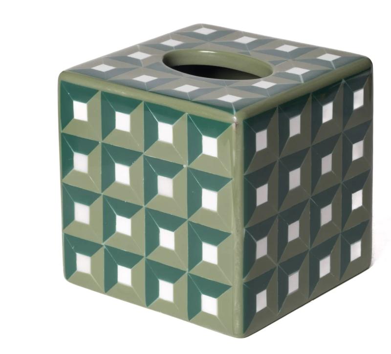 Deco Tissue Box Cover – Resin
