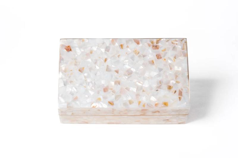 Pearl Decorative Box & Vanity Tray