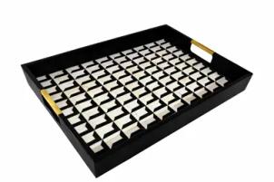 Aterio Home | Image for 'Deco Large Serving Tray – Navy Blue/Black' product