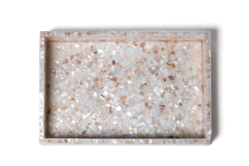 Pearl Decorative Box & Vanity Tray