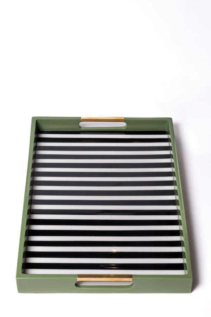 Lyn Serving Tray – Striped