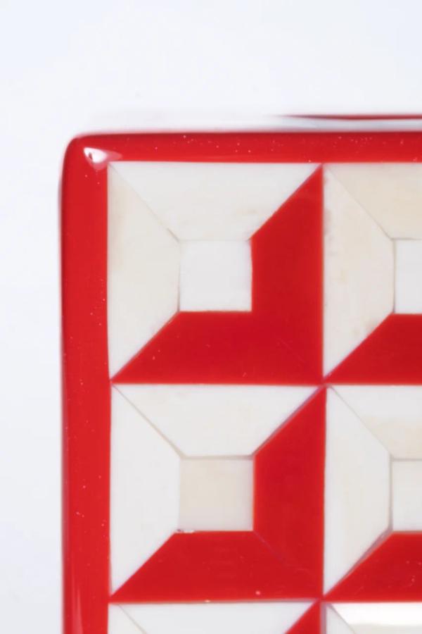 Deco Tissue Box Cover – Bone & Resin