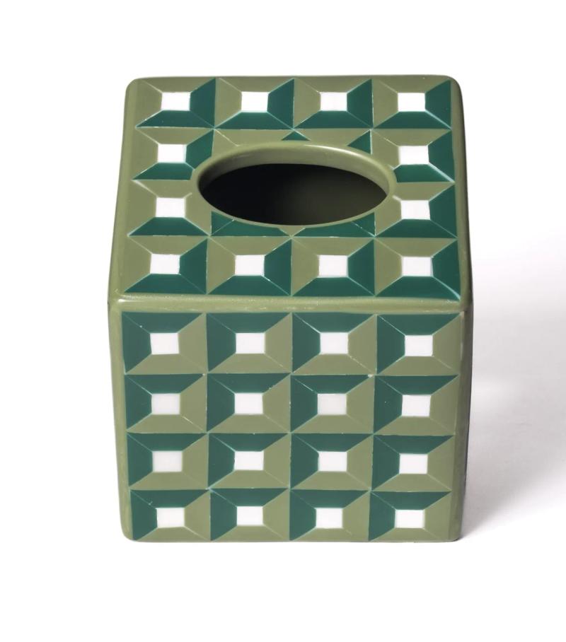 Deco Tissue Box Cover – Resin