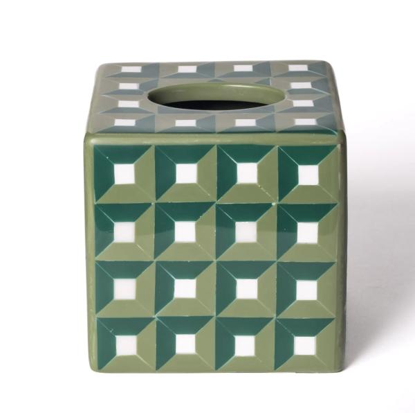 Deco Tissue Box Cover – Resin