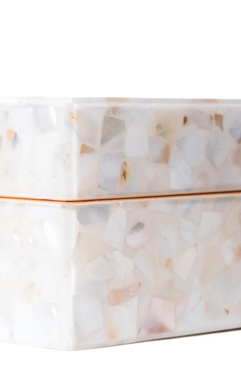 Pearl Decorative Box & Vanity Tray