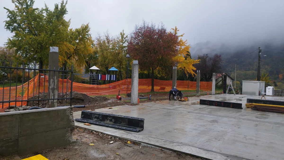 Lavori di "Asilo Ernesto Cauvin del Comune di Vignole Borbera, ampliamento asilo nido"