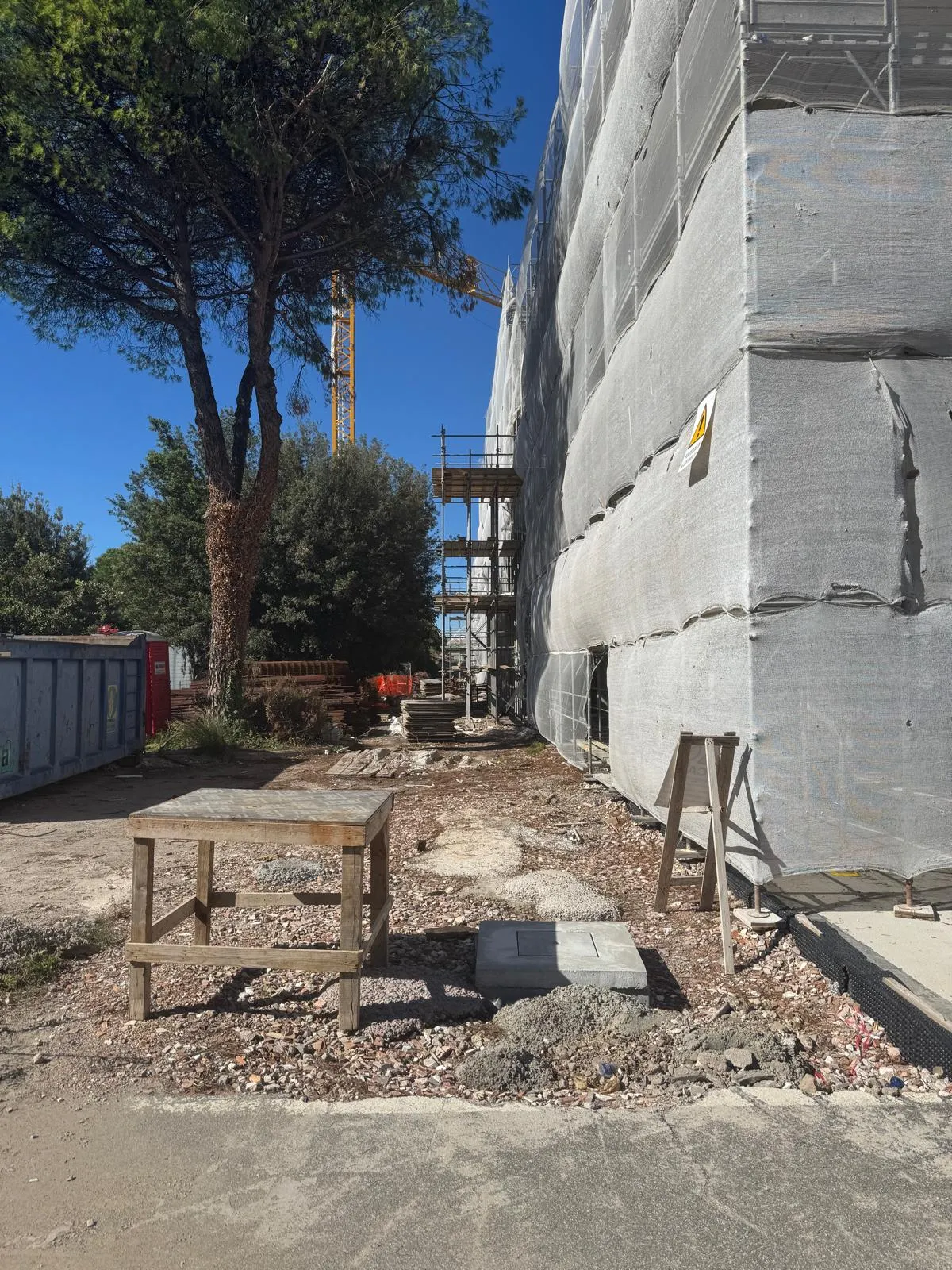 Lavori di realizzazione delle foresterie a servizio del Polo Natatorio in Pietralata Roma