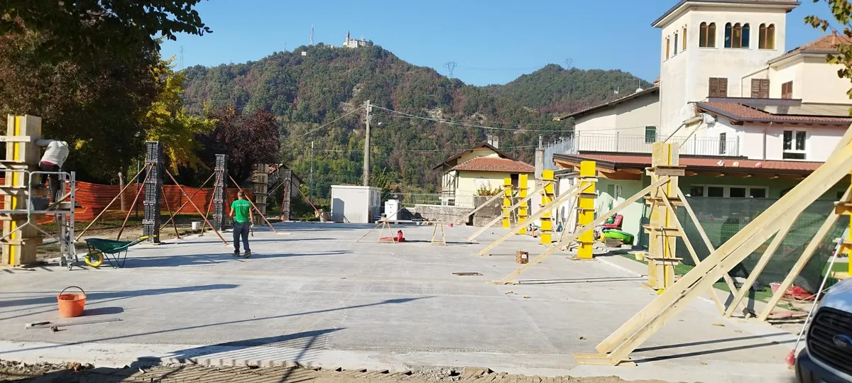 Lavori di "Asilo Ernesto Cauvin del Comune di Vignole Borbera, ampliamento asilo nido"