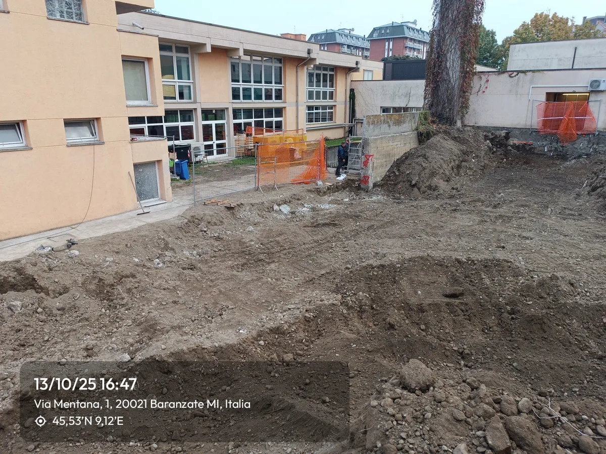 Lavori di nuova costruzione di spazi da adibire al servizio di mensa scolastica in ampliamento, presso la scuola primaria “gianni rodari”