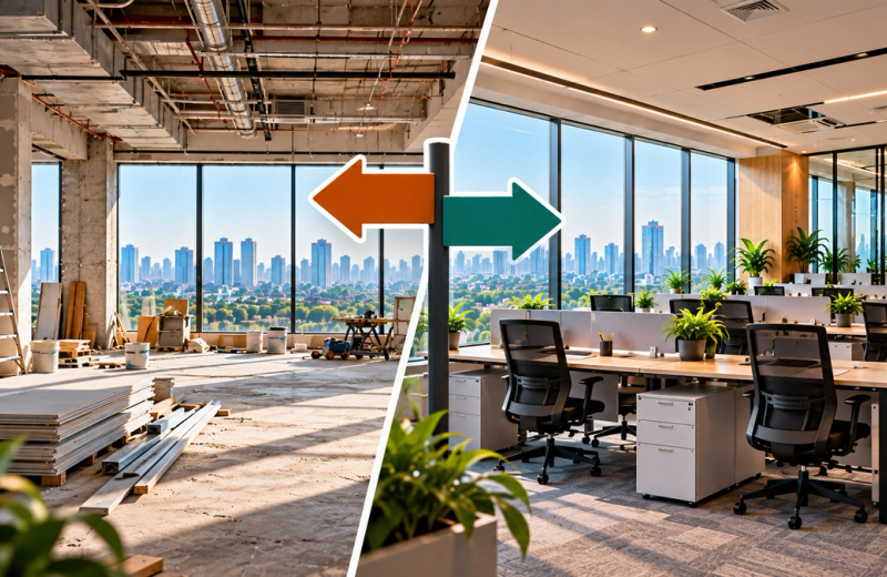 Office Renovation vs Relocation in Delhi NCR