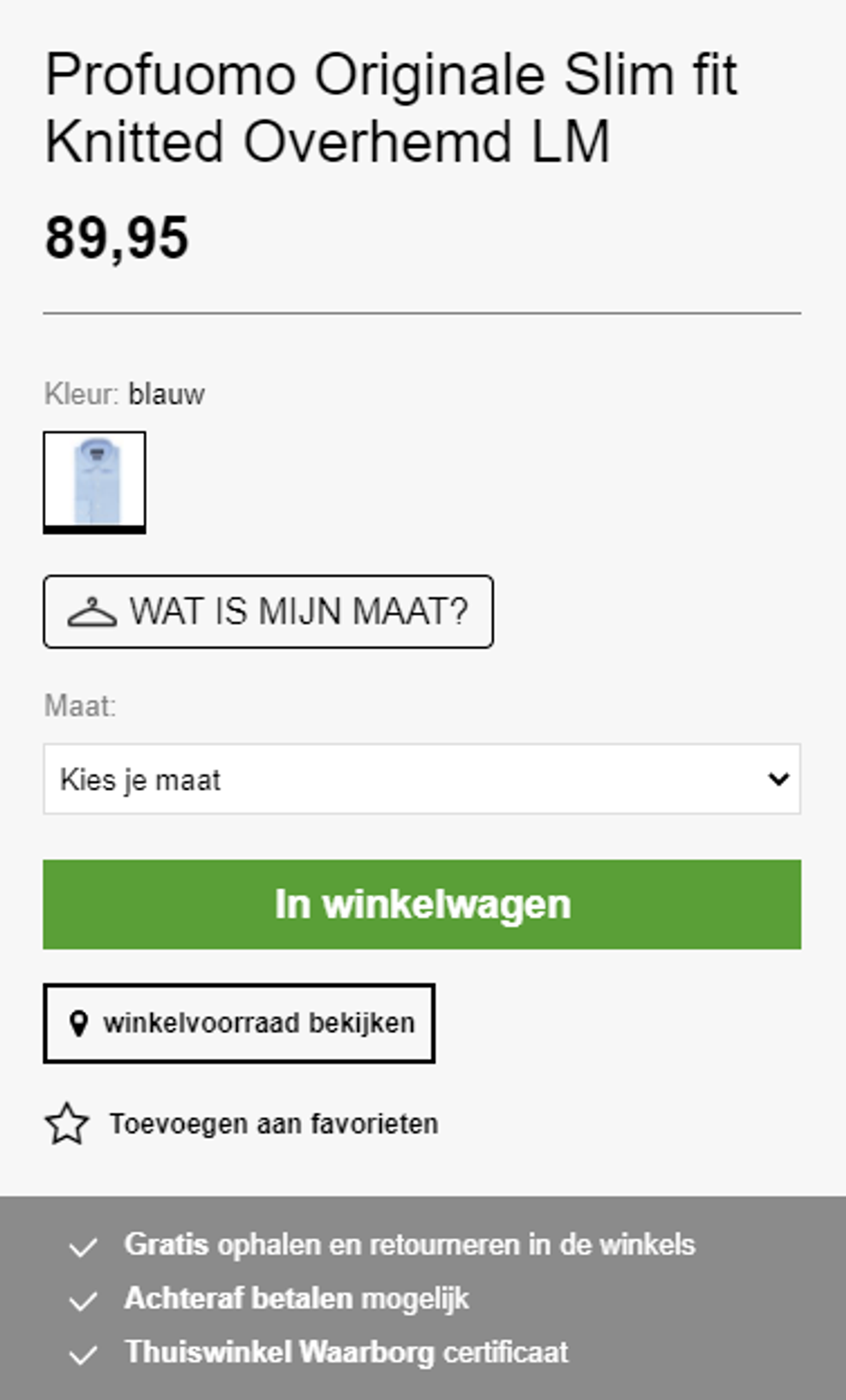 winkelvoorraad-productpagina