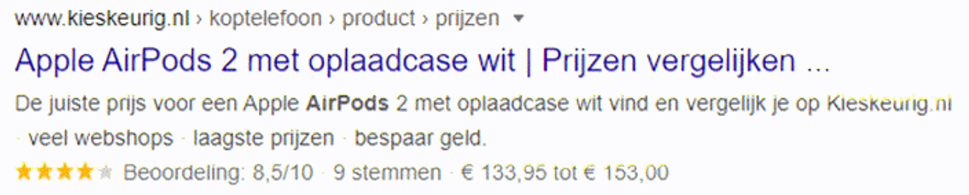 zoekresultaat-met-rich-snippet-google