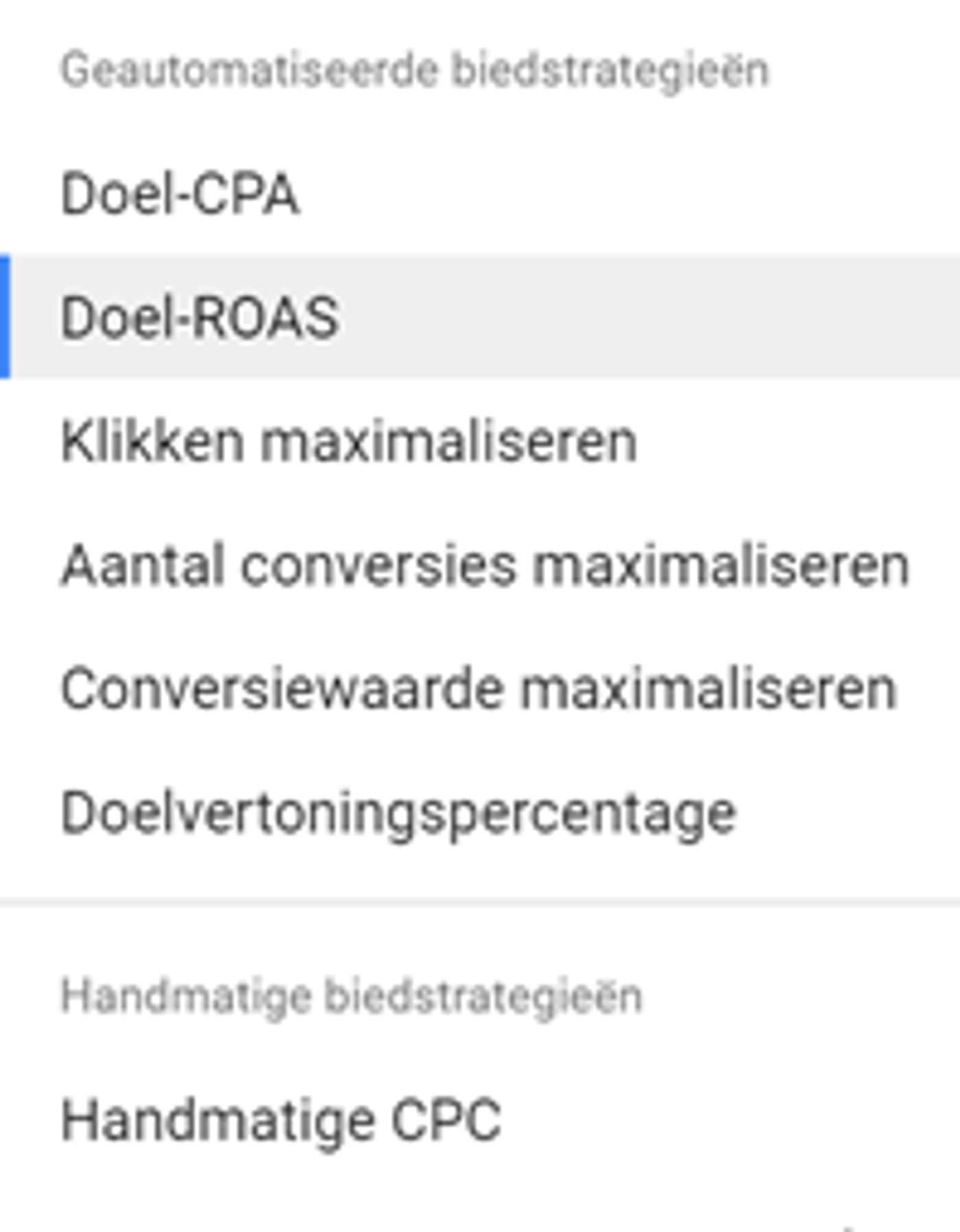 Google's smart bidding-algoritme