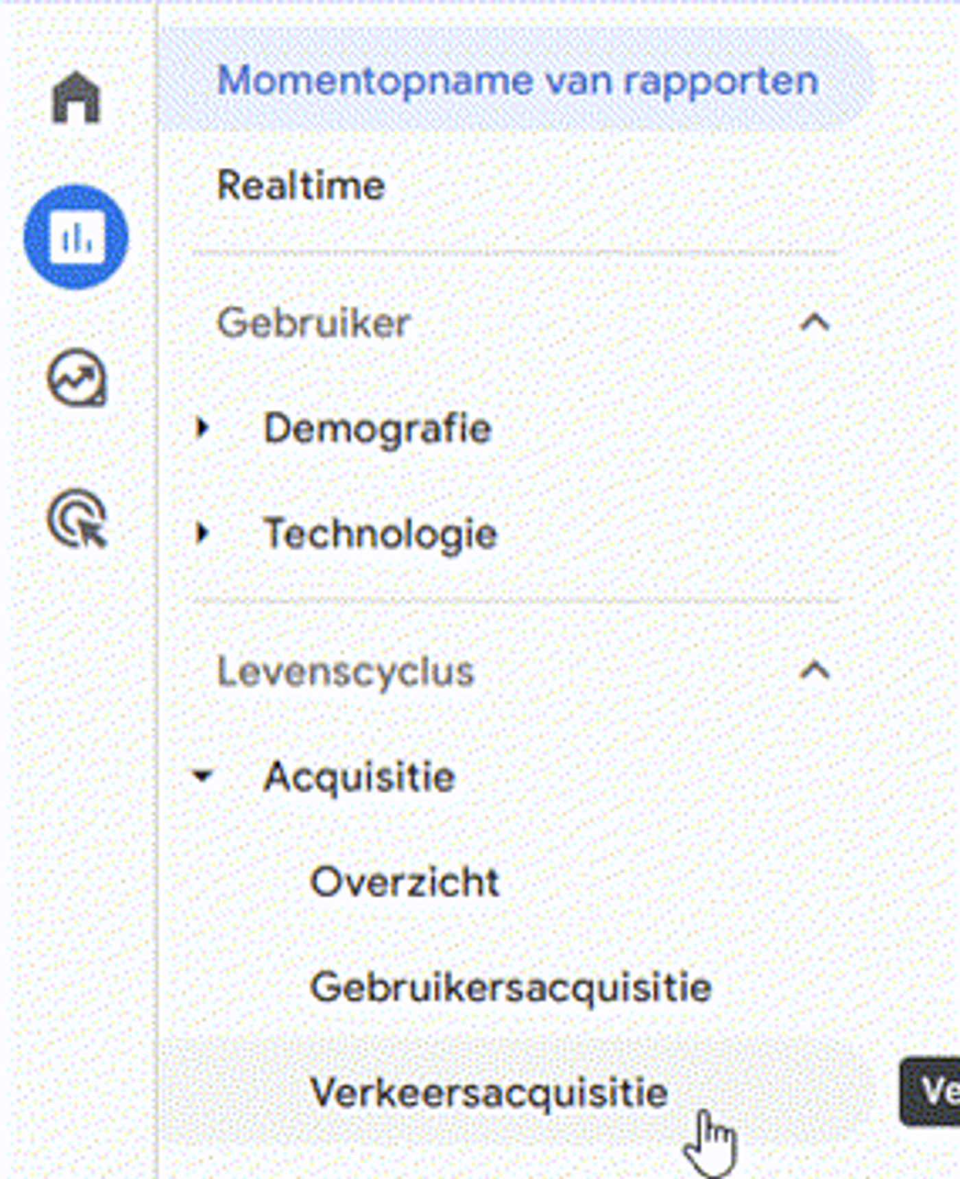 verkeersacquisitie ga4