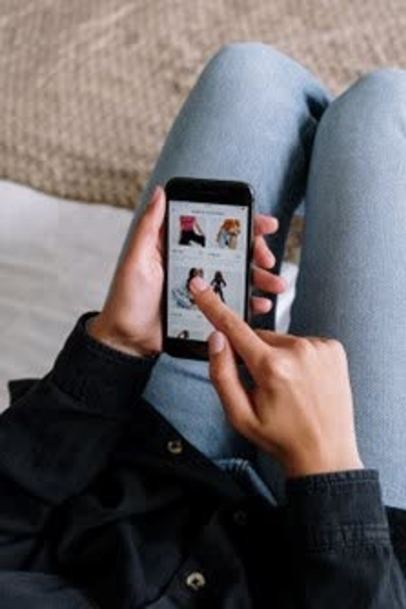Online shoppen via mobiel