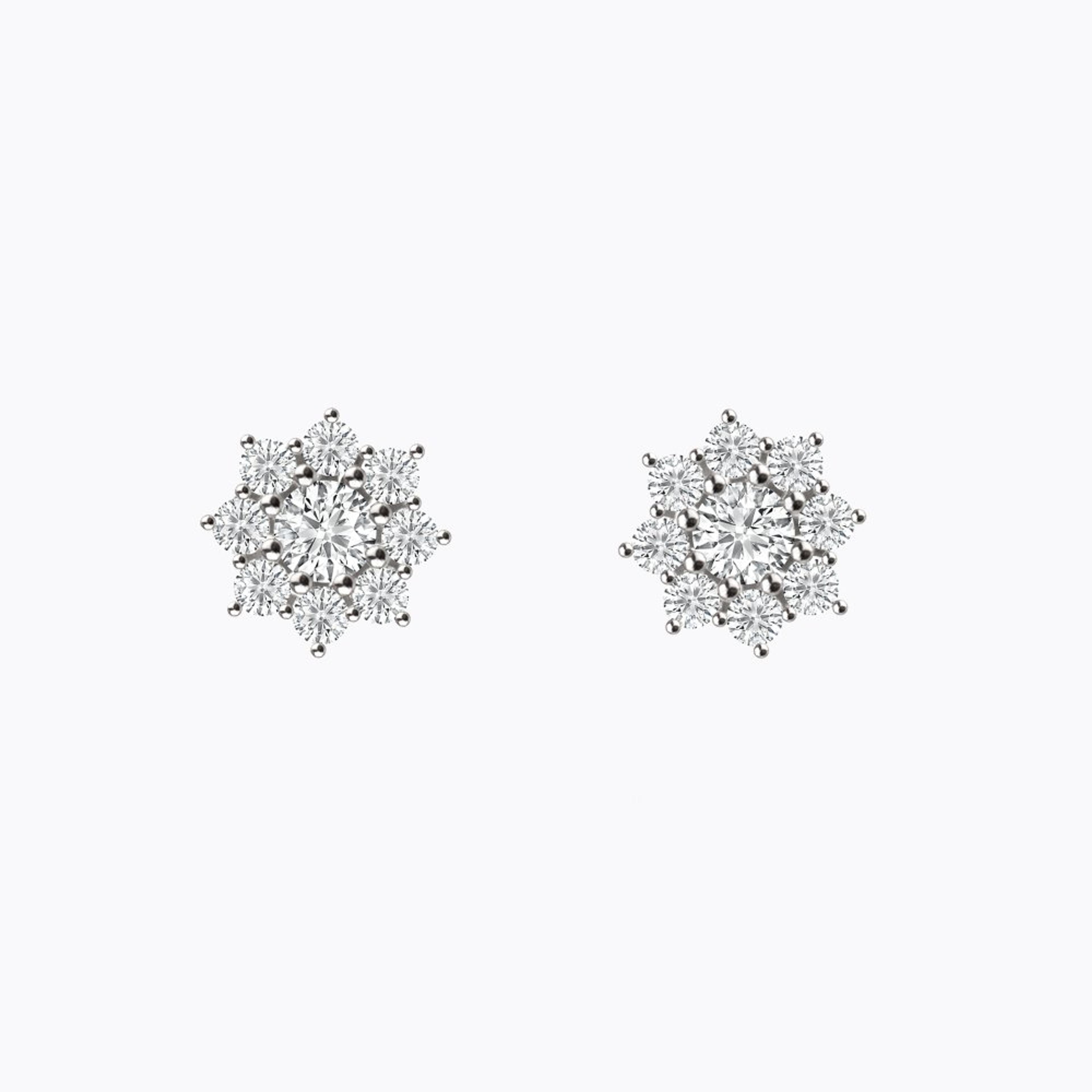 Diamantové náušnice 92, diamant — Zlatnictví Vaněk Kolín