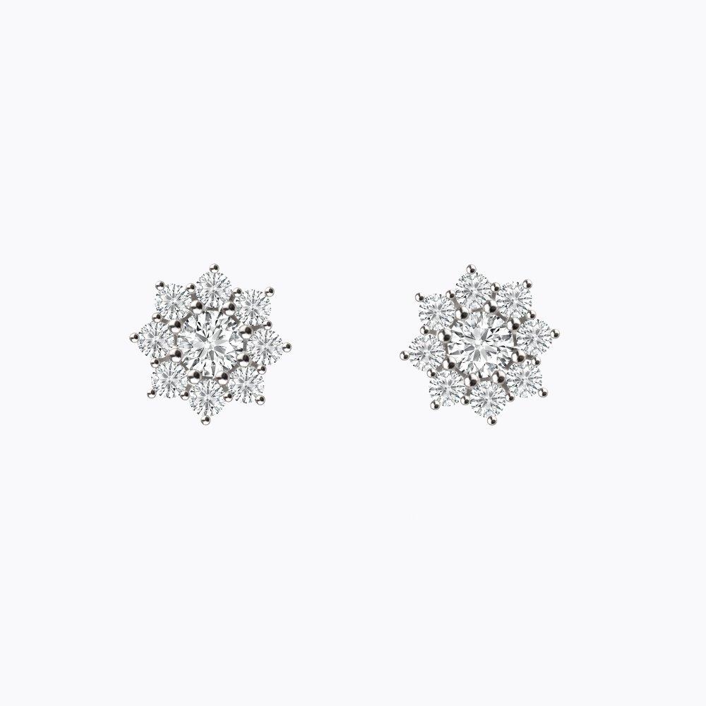 Diamantové náušnice 92, diamant — Zlatnictví Vaněk Kolín